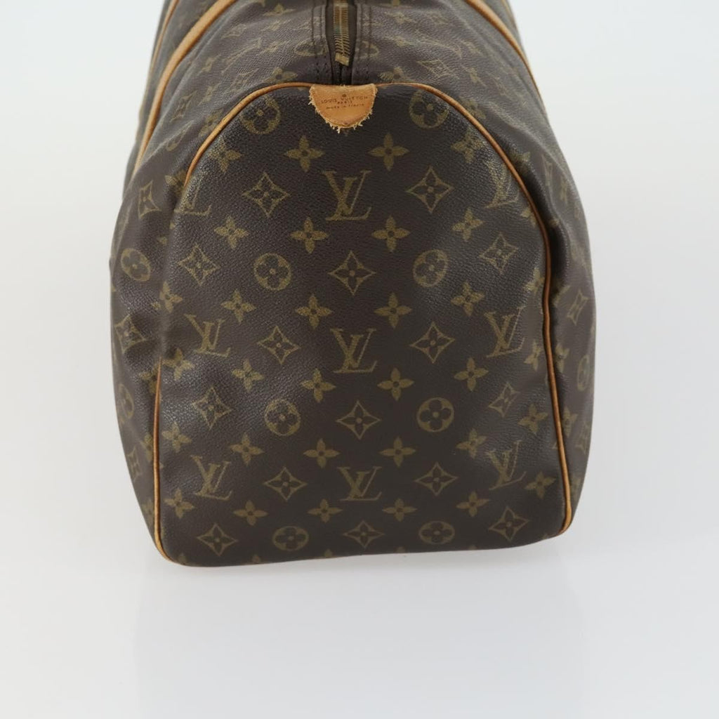 Louis Vuitton Keepall Bag Monogram Canvas Brown Canvas Travel Bag Bag (Pre-Owned)