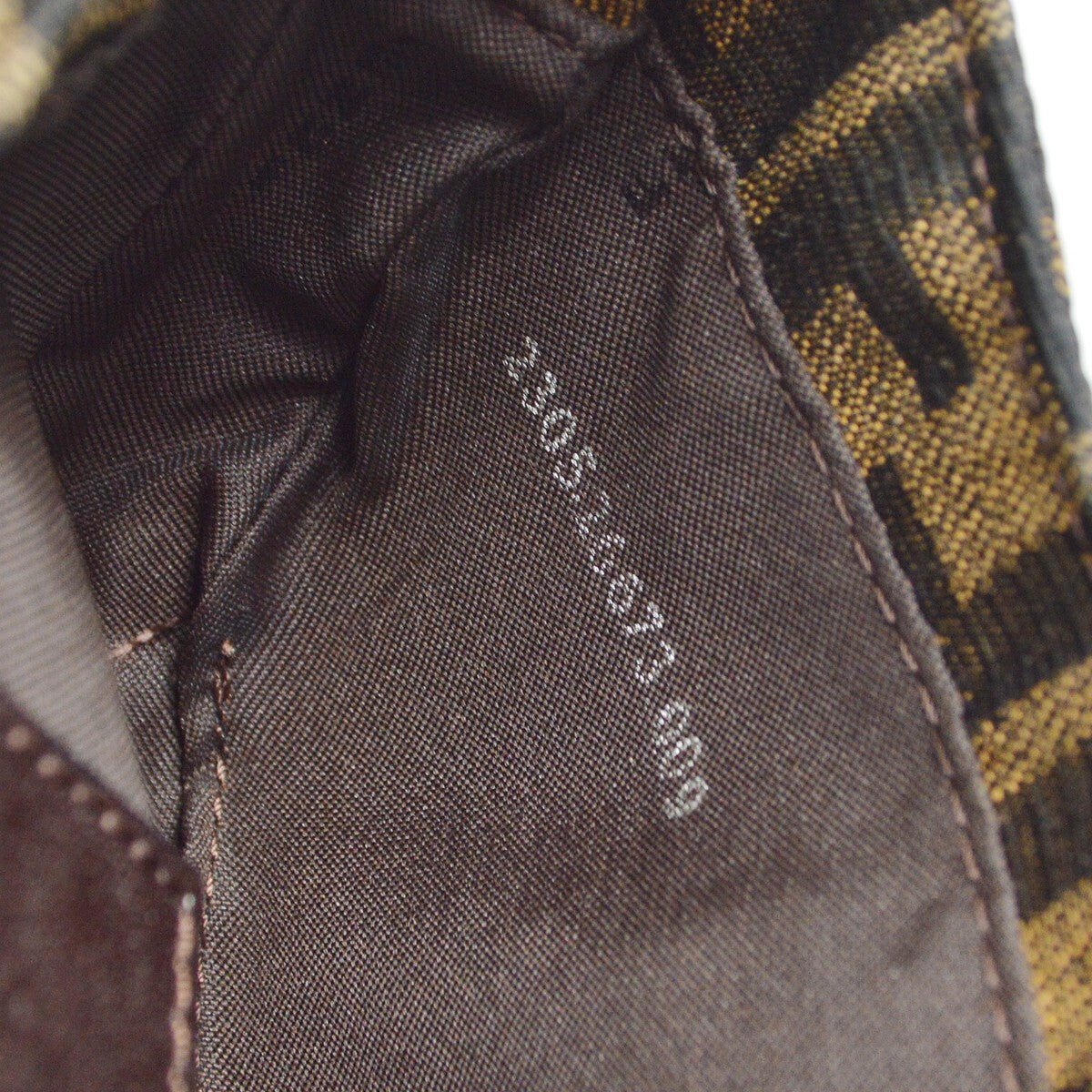 Fendi Cookie Hobo Zucca Canvas Brown Canvas Clutche & Pouche Bag (Pre-Owned)