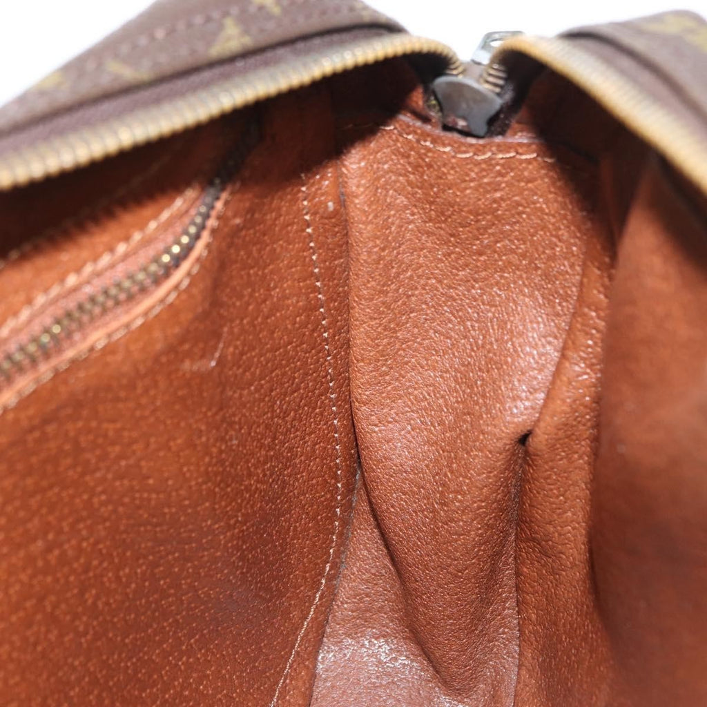 Louis Vuitton Jeune Fille Handbag Monogram Canvas Brown Canvas Shoulder Bag Bag (Pre-Owned)