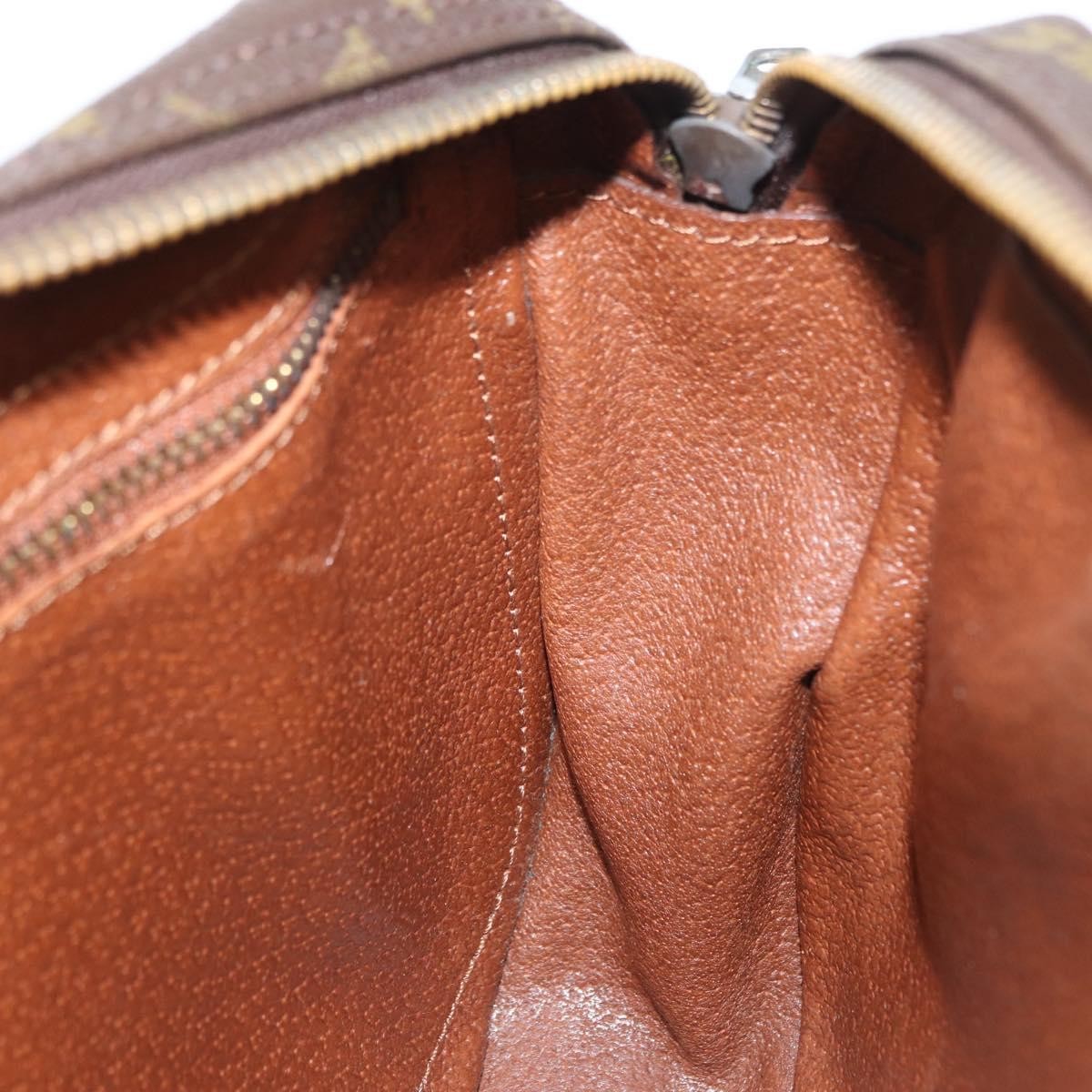 Louis Vuitton Jeune Fille Handbag Monogram Canvas Brown Canvas Shoulder Bag Bag (Pre-Owned)