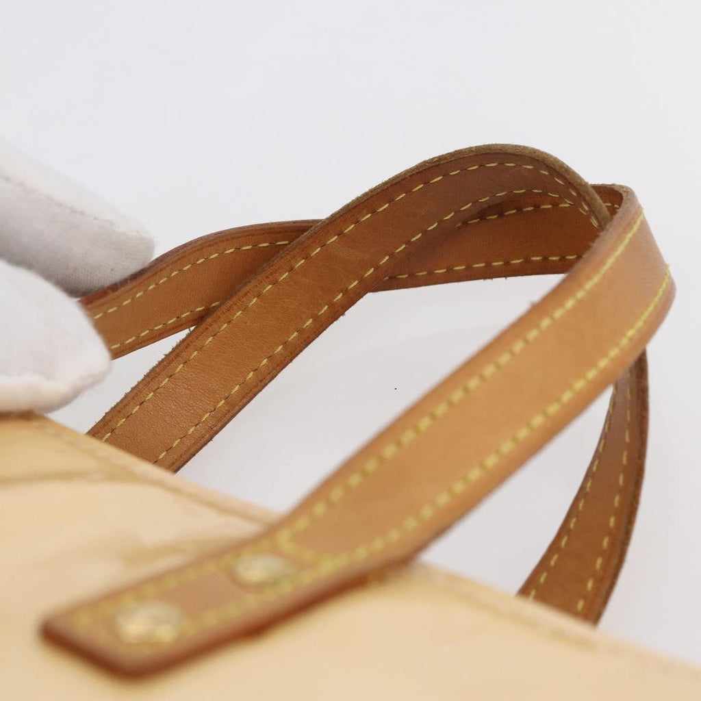 Louis Vuitton Reade Handbag Monogram Vernis Beige Patent_Leather Handbag (Pre-Owned)