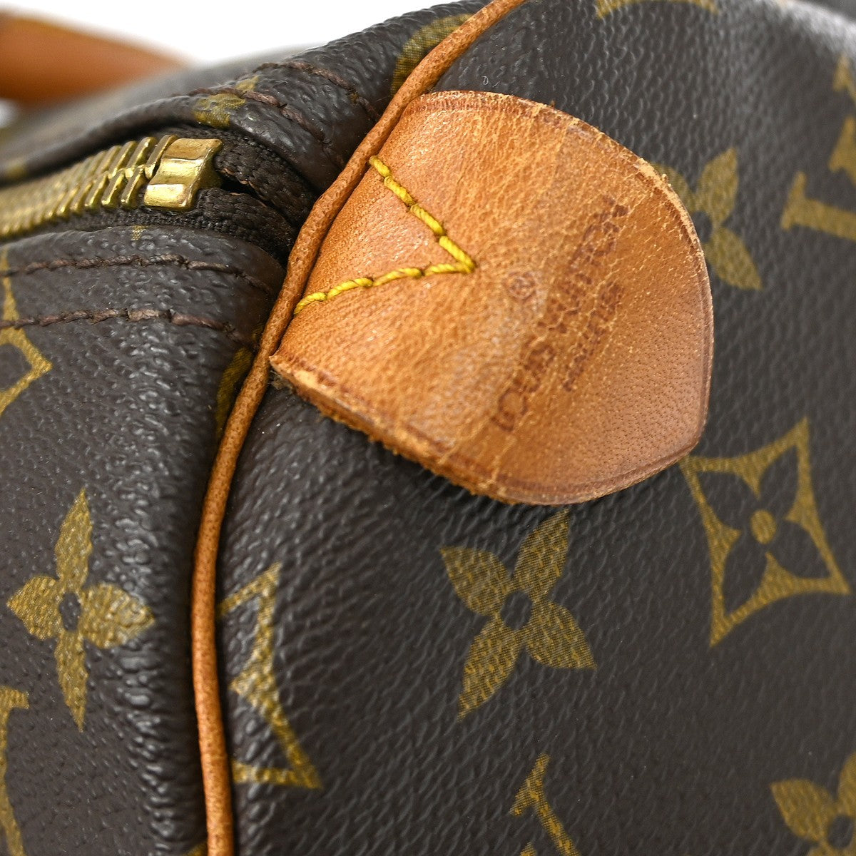 Louis Vuitton Keepall Bag Monogram Canvas Brown Canvas Travel Bag Bag (Pre-Owned)