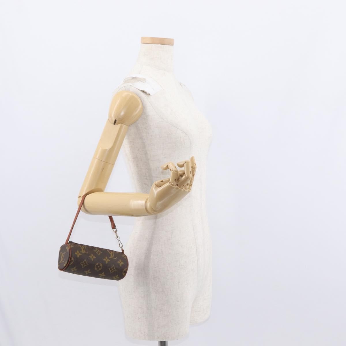 Louis Vuitton Papillon Pochette Monogram Canvas Brown Canvas Clutche & Pouche Bag (Pre-Owned)