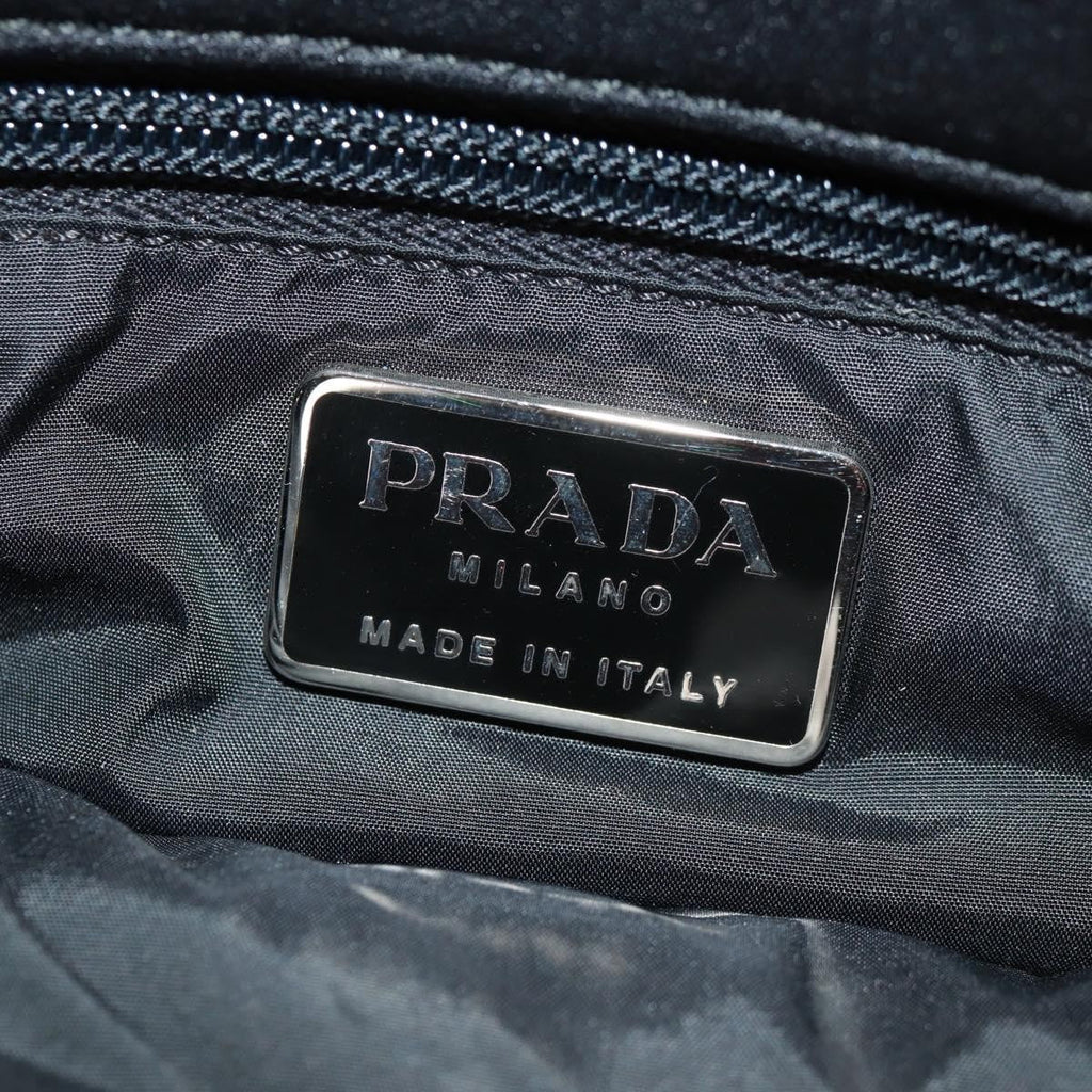 Prada Vintage Sport Shoulder Bag Nylon Black Nylon Shoulder Bag Bag (Pre-Owned)