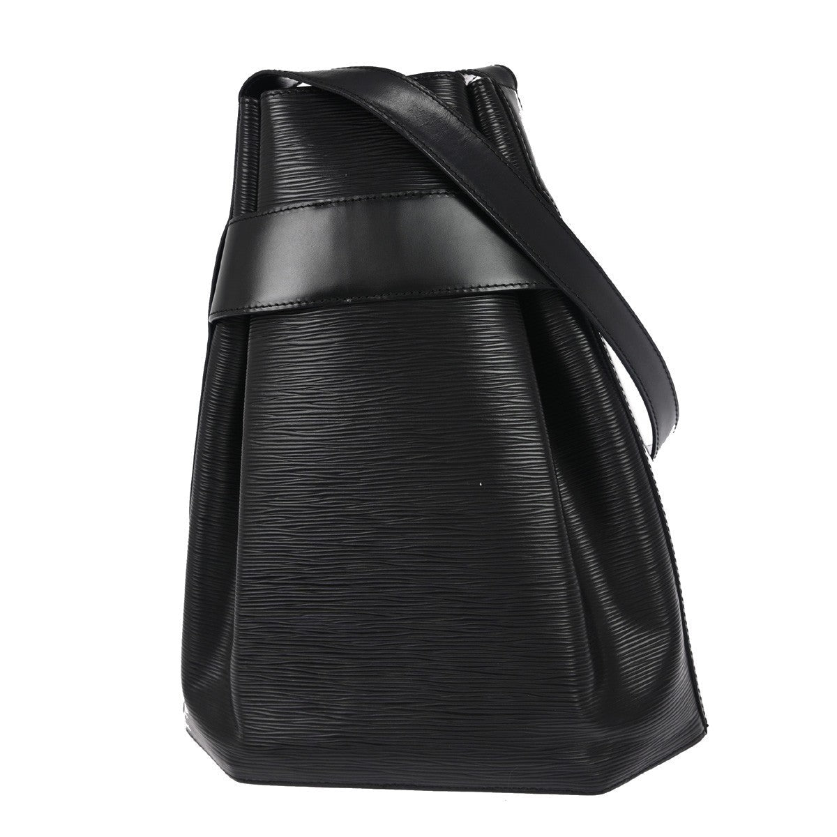 Louis Vuitton Vintage Sac D'epaule Handbag Epi Leather Black Leather Shoulder Bag Bag (Pre-Owned)