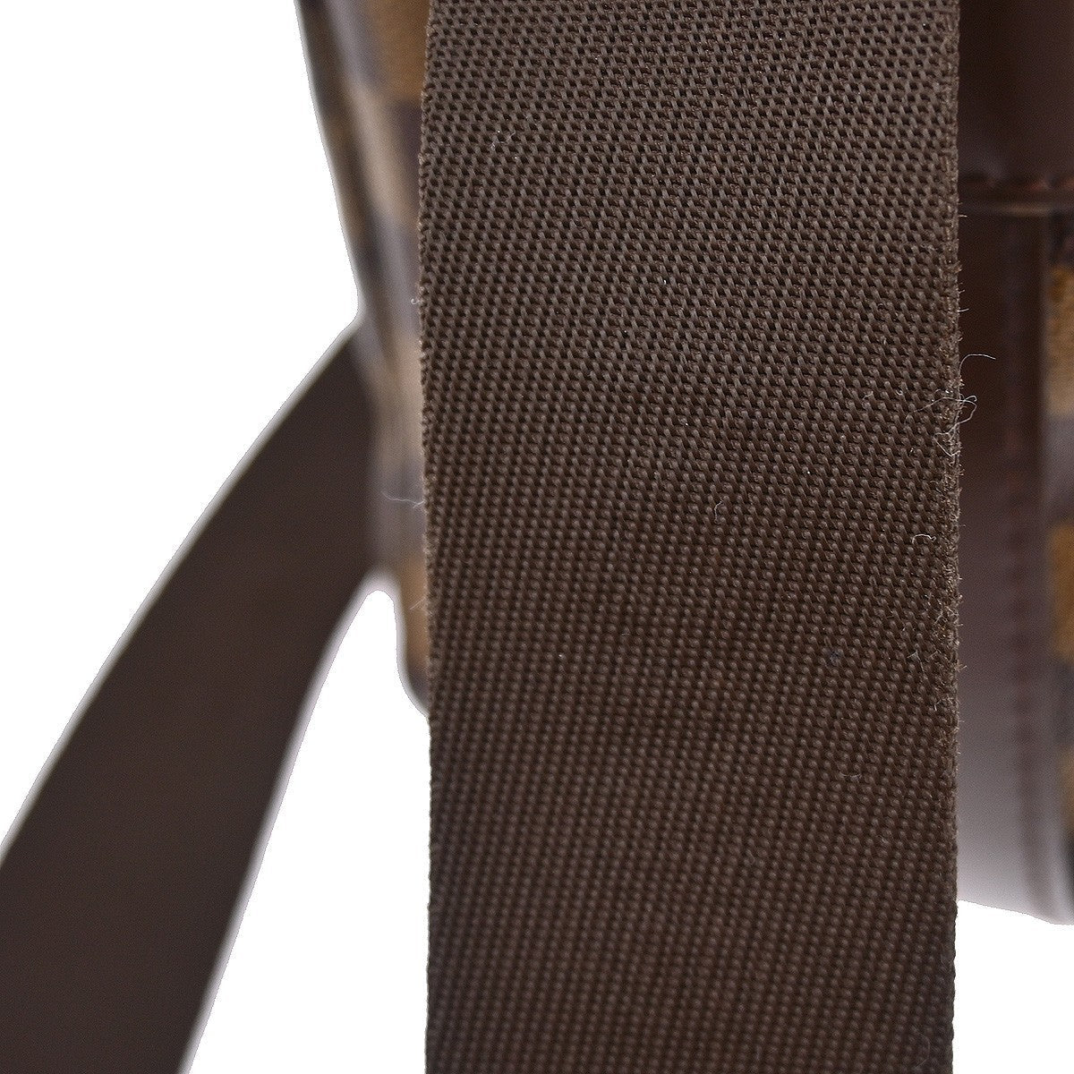 Louis Vuitton Naviglio Handbag Damier Brown Canvas Shoulder Bag Bag (Pre-Owned)