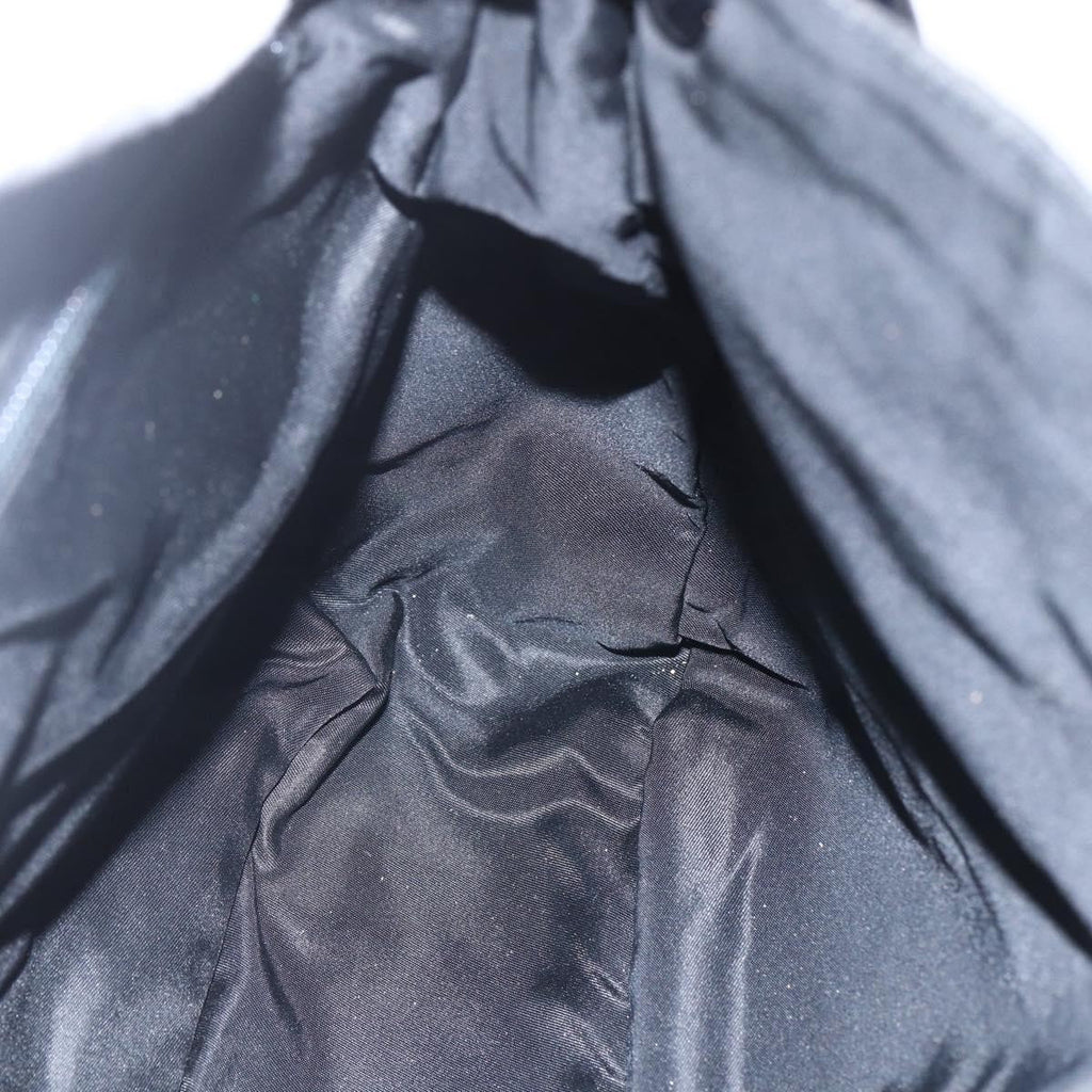 Prada Chain Shoulder Bag Tessuto Black Nylon Shoulder Bag Bag (Pre-Owned)