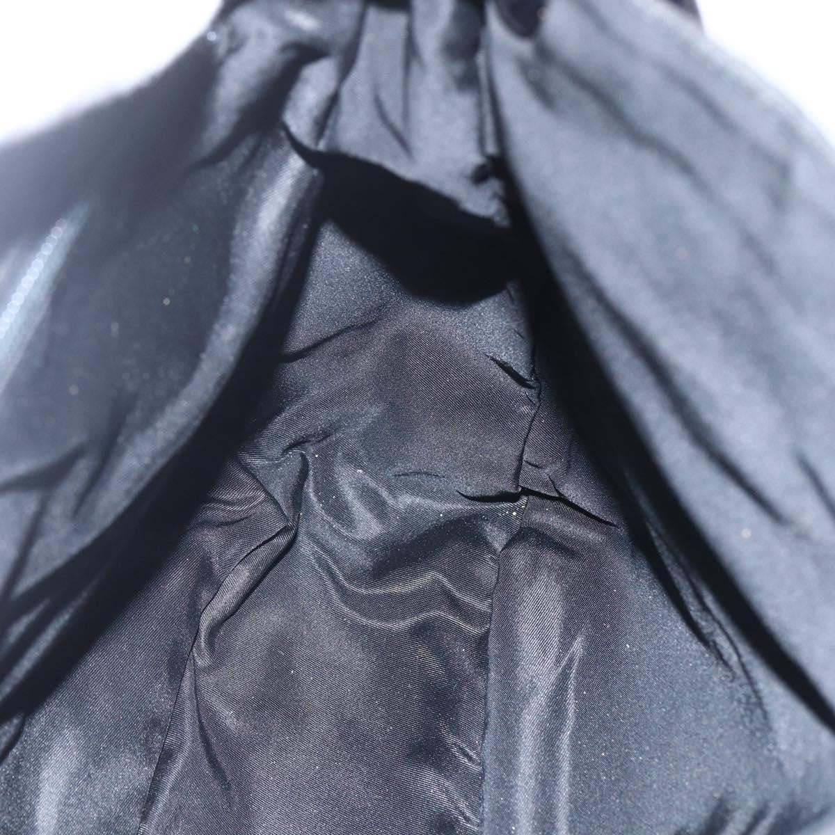 Prada Chain Shoulder Bag Tessuto Black Nylon Shoulder Bag Bag (Pre-Owned)