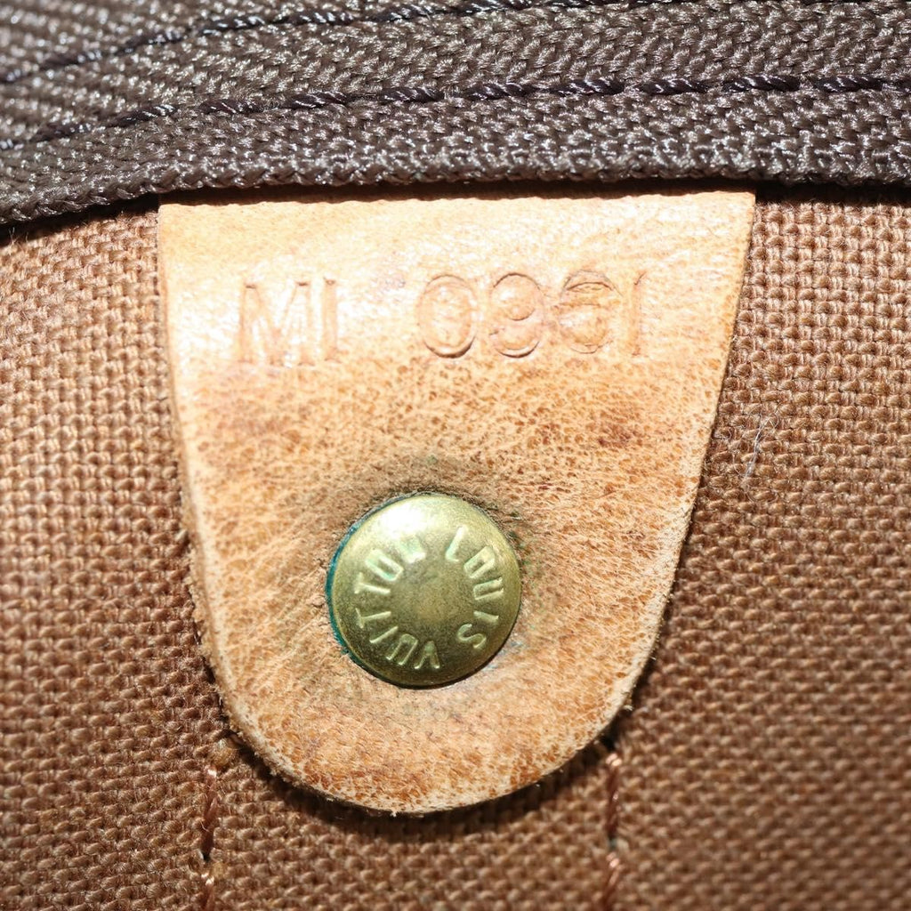 Louis Vuitton Keepall Bag Monogram Canvas Brown Canvas Travel Bag Bag (Pre-Owned)