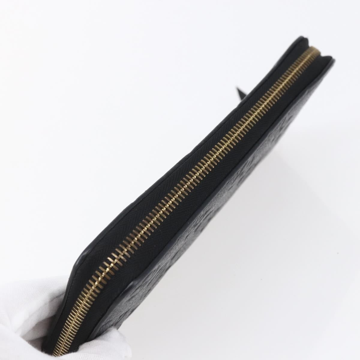 Louis Vuitton Portefeuille Zippy Monogramme Empreinte Monogramme Empreinte Black Leather Wallets Accessory (Pre-Owned)