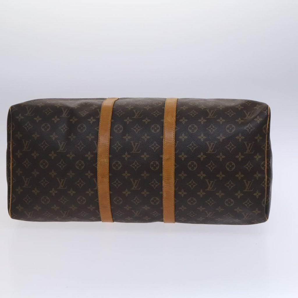 Louis Vuitton Keepall Bag Monogram Canvas Brown Canvas Travel Bag Bag (Pre-Owned)