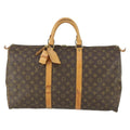 Louis Vuitton Keepall Bag Monogram Canvas Brown Canvas Travel Bag Bag (Pre-Owned)