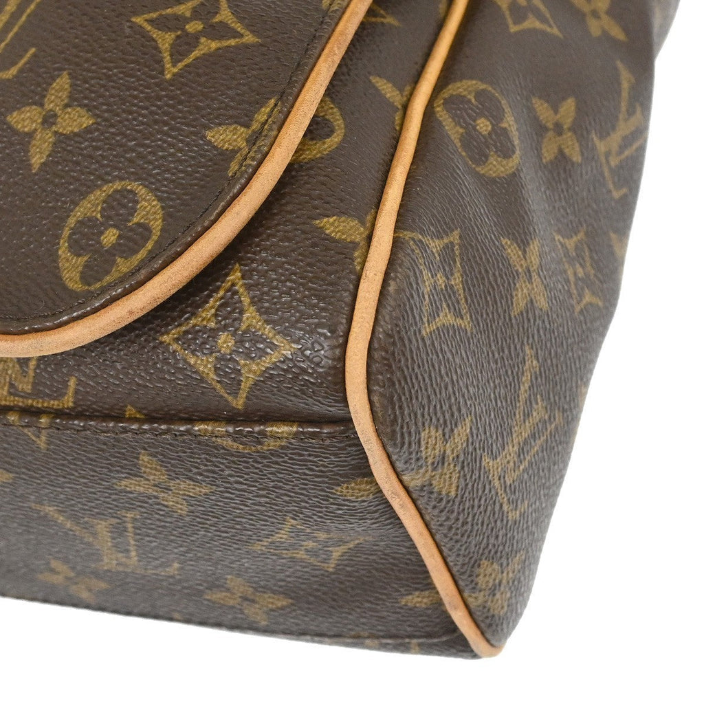 Louis Vuitton Abbesses Messenger Bag Monogram Canvas Brown Canvas Shoulder Bag Bag (Pre-Owned)