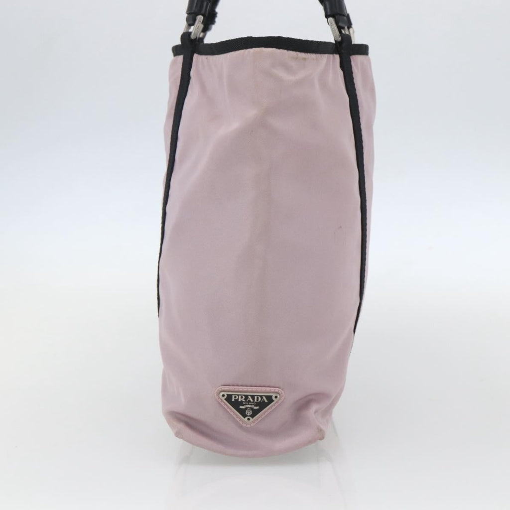 Prada Vintage Tote Tessuto Pink Nylon Tote Bag Bag (Pre-Owned)