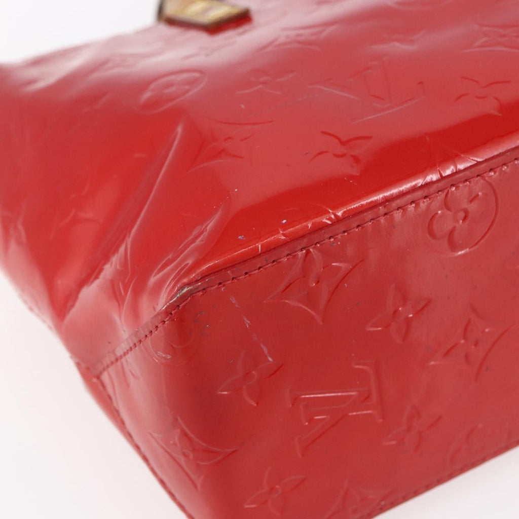 Louis Vuitton Reade Handbag Monogram Vernis Red Patent_Leather Handbag (Pre-Owned)