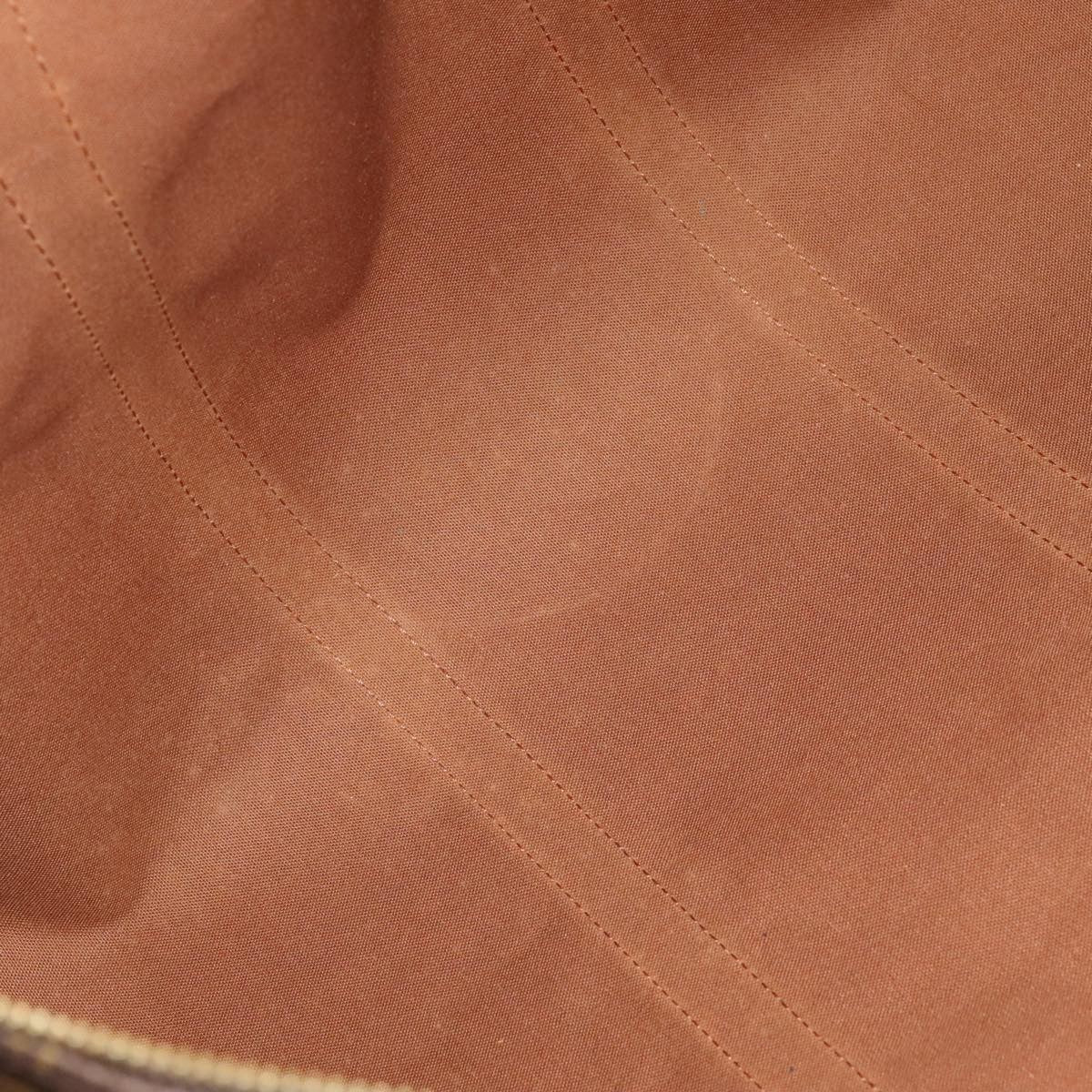 Louis Vuitton Keepall Bag Monogram Canvas Brown Canvas Travel Bag Bag (Pre-Owned)