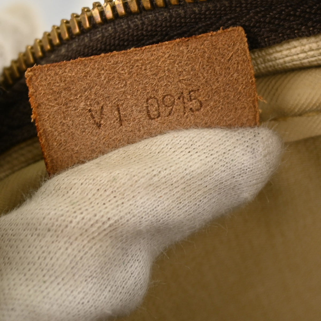 Louis Vuitton Deauville Handbag Monogram Canvas Brown Canvas Handbag (Pre-Owned)