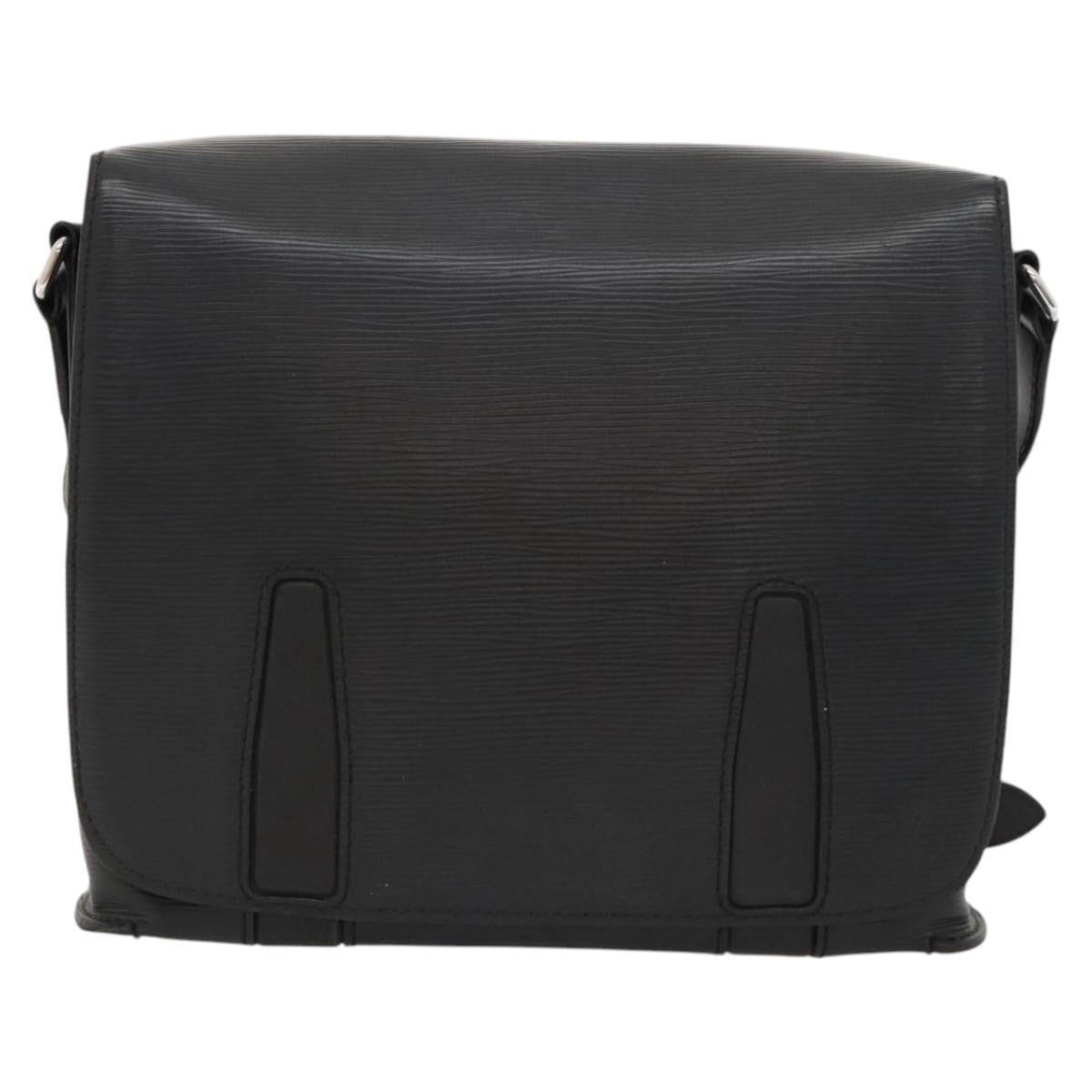 Louis Vuitton Harrington Messenger Bag Epi Leather Black Leather Shoulder Bag Bag (Pre-Owned)