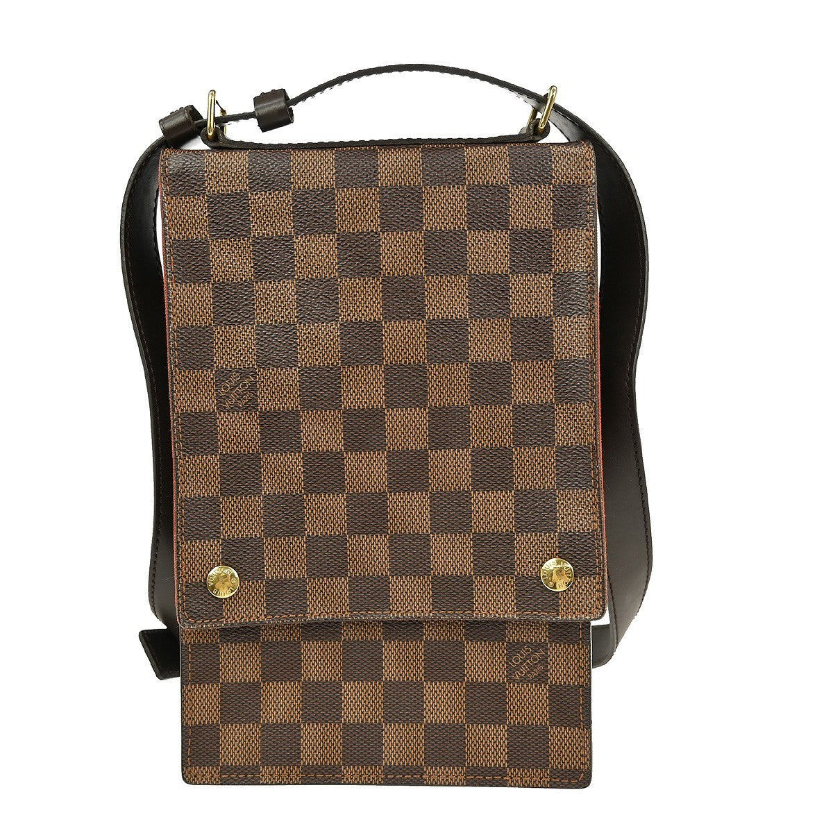 Louis Vuitton Portobello Messenger Damier Brown Canvas Shoulder Bag Bag (Pre-Owned)