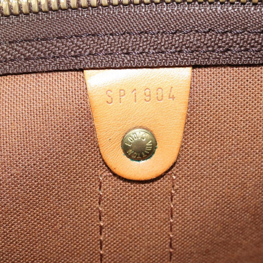 Louis Vuitton Keepall Bag Monogram Canvas Brown Canvas Travel Bag Bag (Pre-Owned)