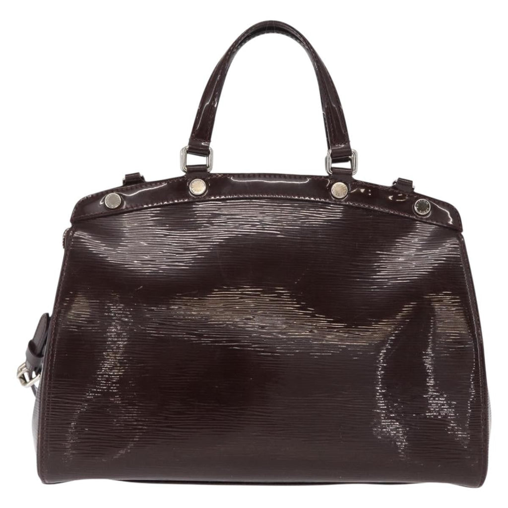 Louis Vuitton Brea Handbag Electric Epi Leather Purple Leather Handbag (Pre-Owned)