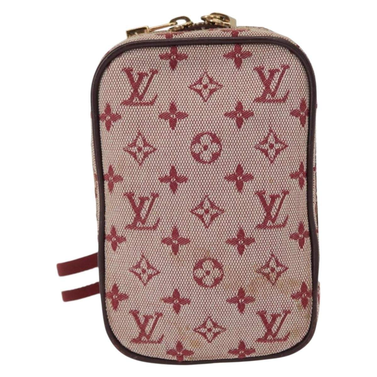 Louis Vuitton Camera Bag Mini Lin Red Canvas Clutche & Pouche Bag (Pre-Owned)