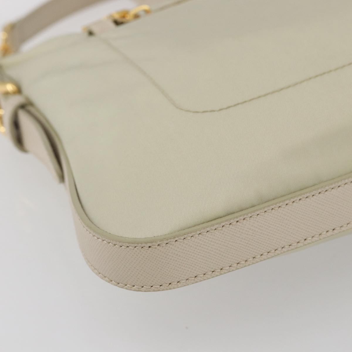 Prada Re-Edition 2005 Shoulder Bag Tessuto Beige Nylon Shoulder Bag Bag (Pre-Owned)