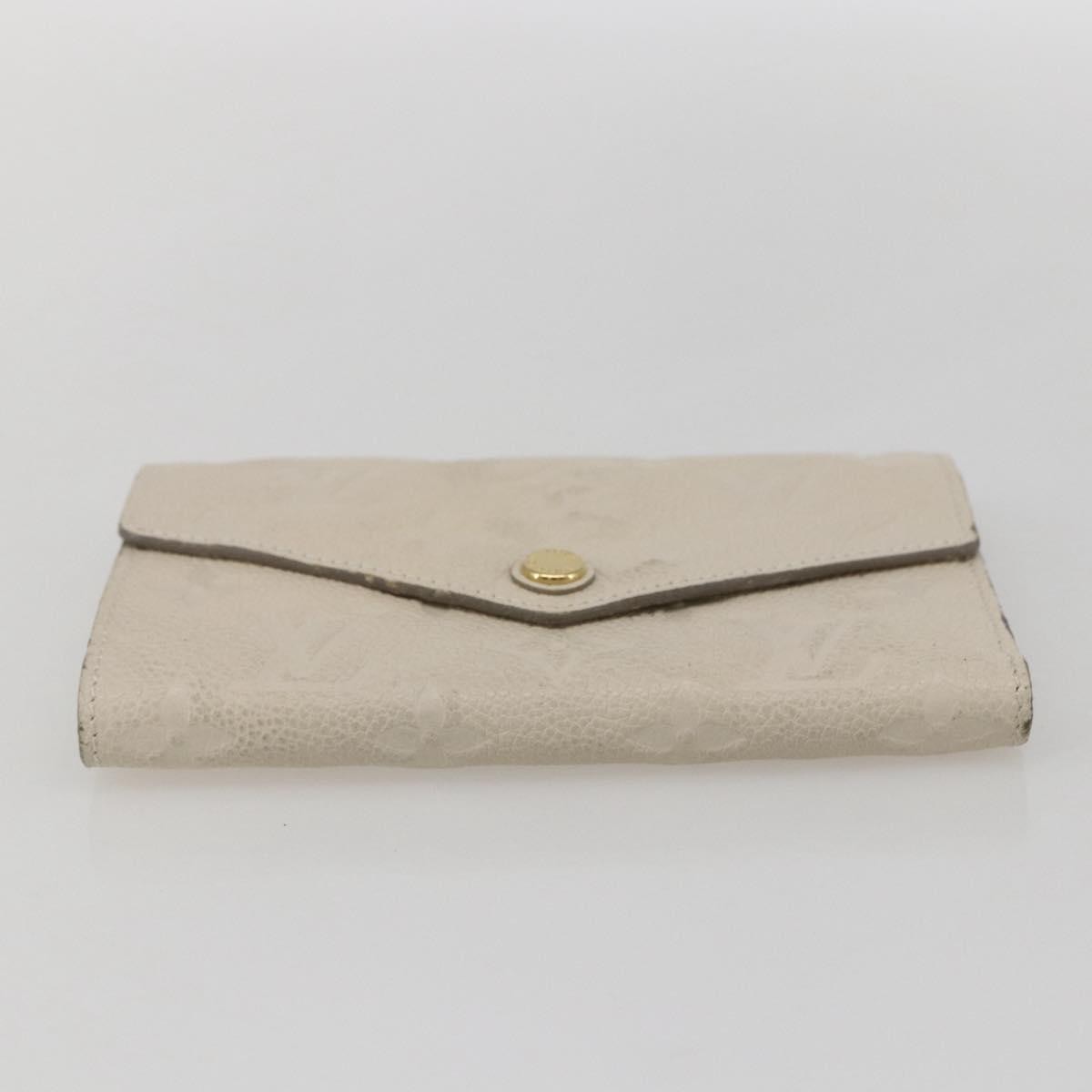 Louis Vuitton Zoe Wallet Monogram Empreinte Leather Beige Leather Wallets Accessory (Pre-Owned)