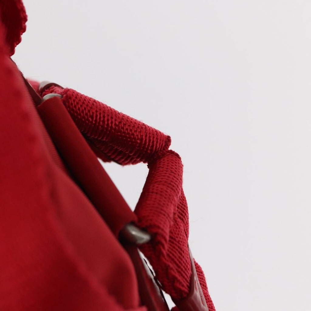 Prada Double Front Pocket Backpack Tessuto Red Nylon Backpack Bag (Pre-Owned)