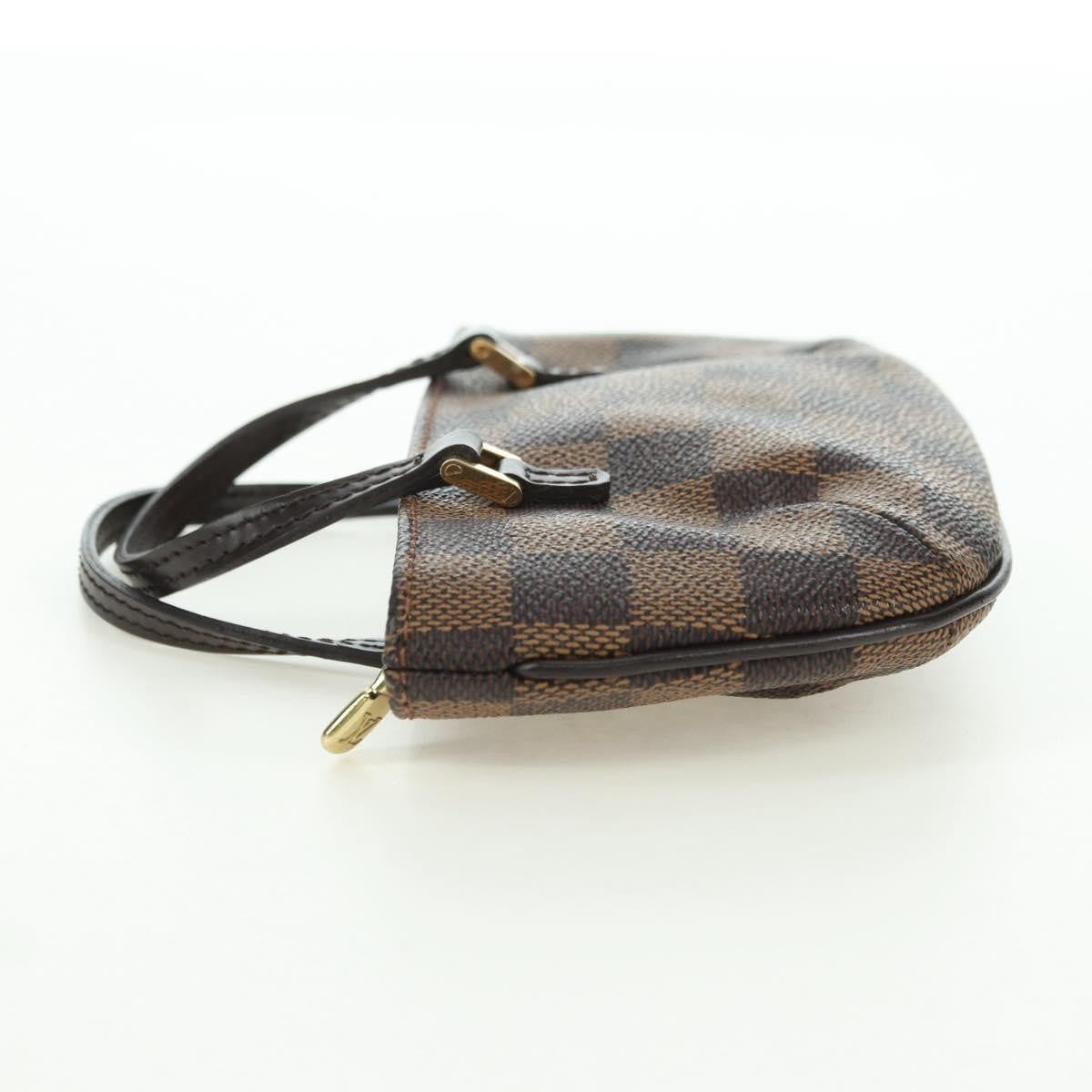 Louis Vuitton Manosque Pochette Damier Brown Canvas Clutche & Pouche Bag (Pre-Owned)