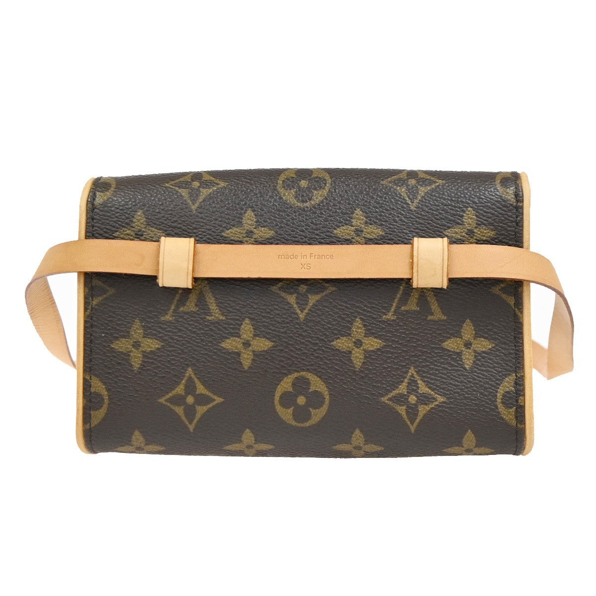 Louis Vuitton Florentine Waist Bag Monogram Canvas Brown Canvas Clutche & Pouche Bag (Pre-Owned)