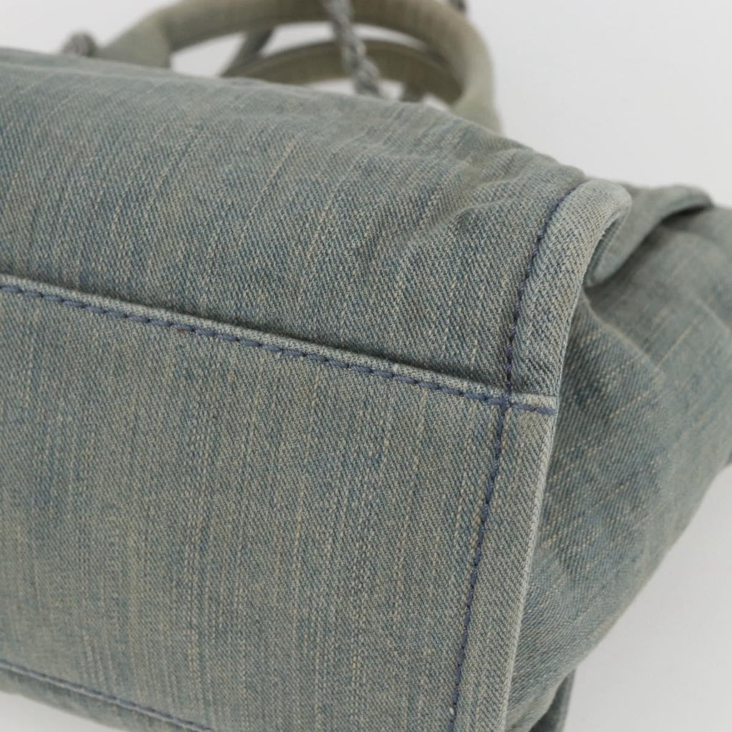 Chanel Deauville Nm Tote Denim Blue Denim_Jeans Tote Bag Bag (Pre-Owned)