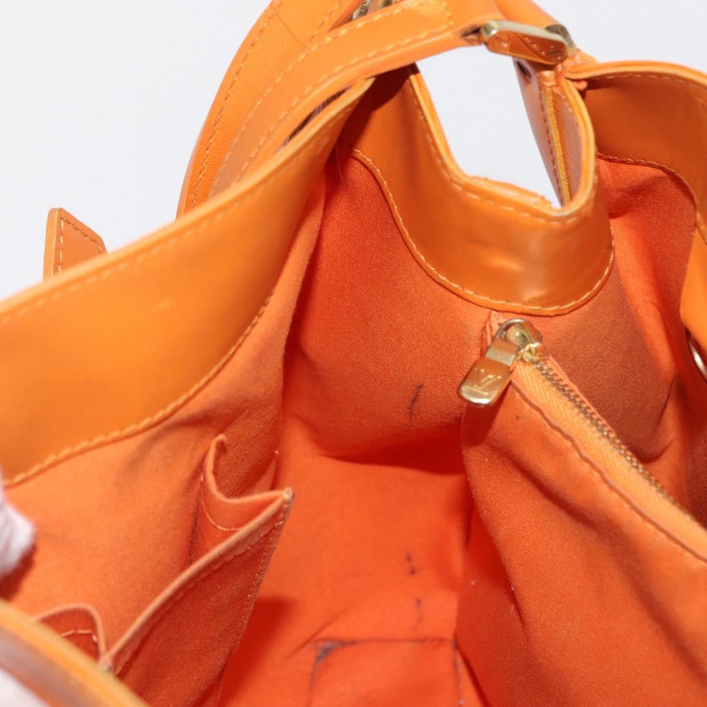 Louis Vuitton Mandara Handbag Epi Leather Orange Leather Shoulder Bag Bag (Pre-Owned)