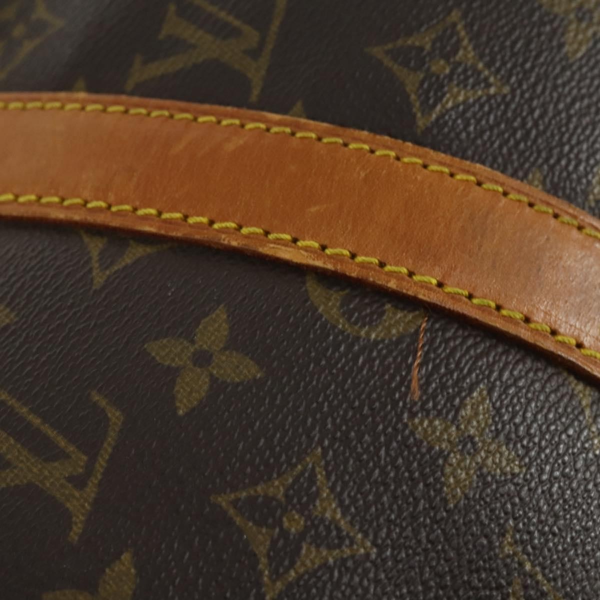 Louis Vuitton Keepall Bag Monogram Canvas Brown Canvas Travel Bag Bag (Pre-Owned)