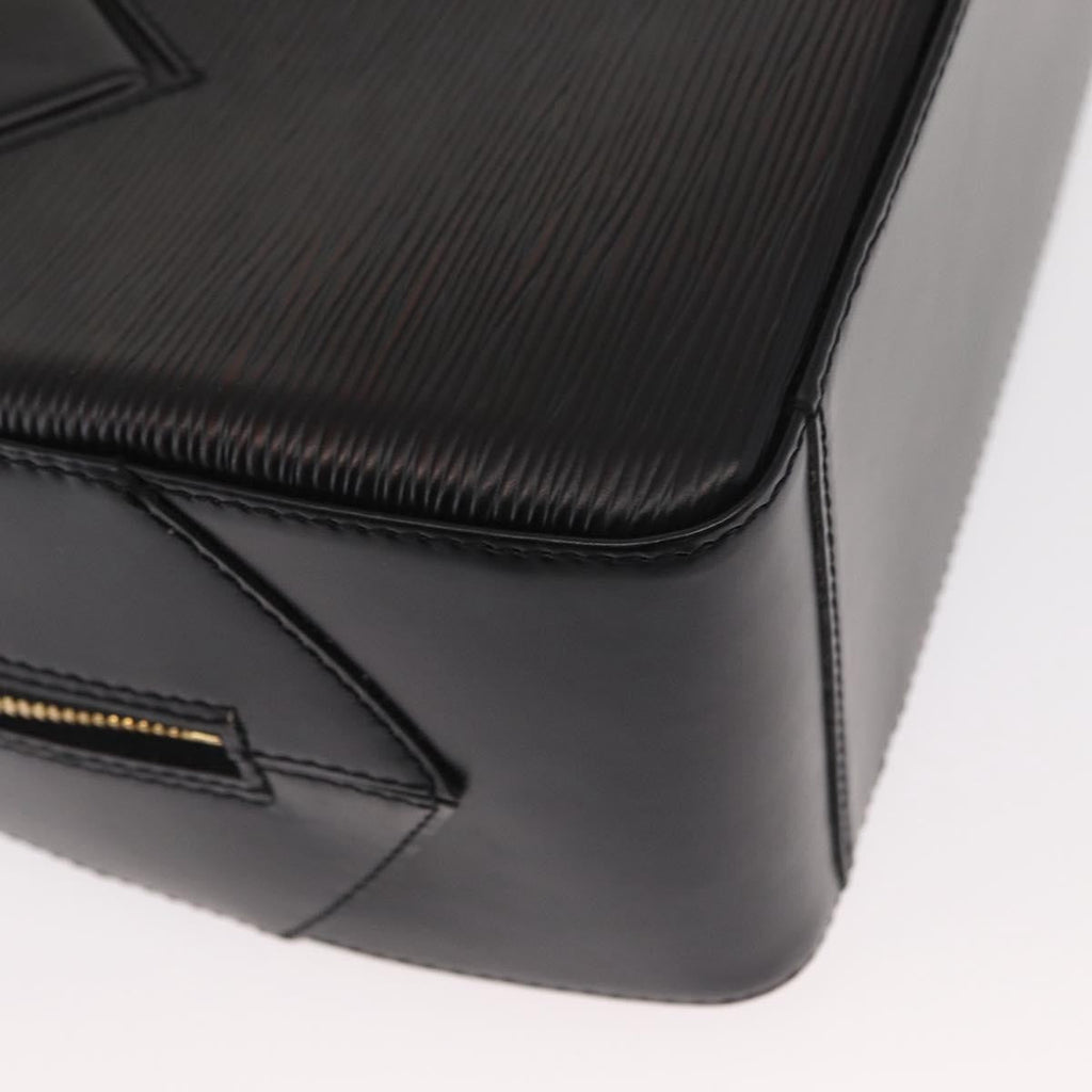 Louis Vuitton Sablons Handbag Epi Leather Black Leather Handbag (Pre-Owned)