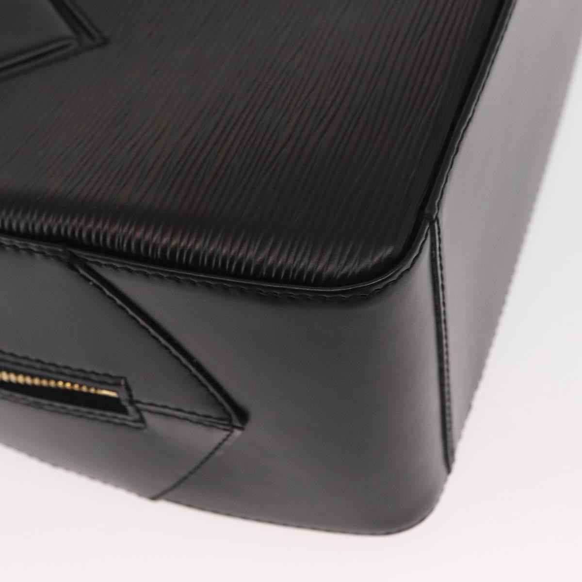 Louis Vuitton Sablons Handbag Epi Leather Black Leather Handbag (Pre-Owned)