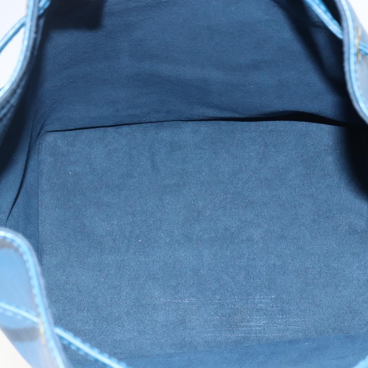 Louis Vuitton Noe Handbag Epi Leather Blue Leather Shoulder Bag Bag (Pre-Owned)