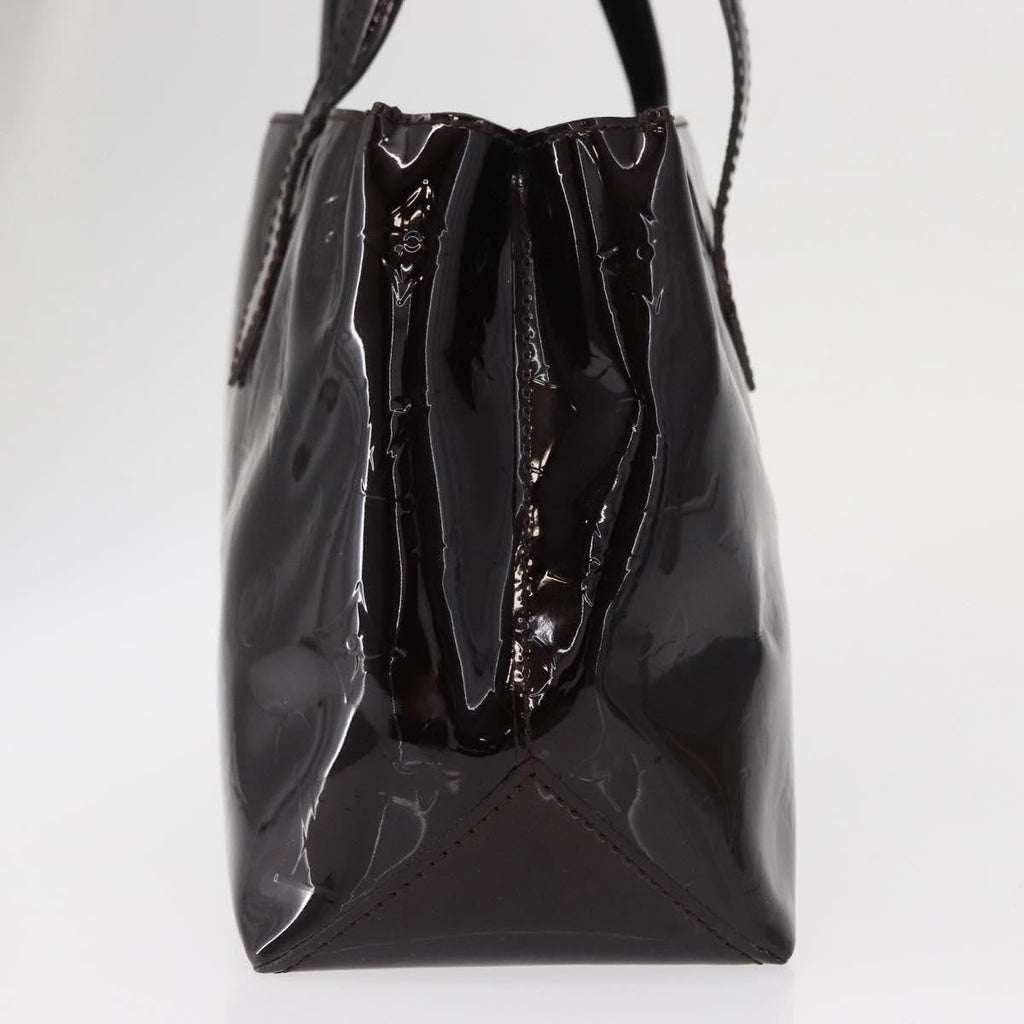 Louis Vuitton Wilshire Handbag Monogram Vernis Purple Patent_Leather Tote Bag Bag (Pre-Owned)