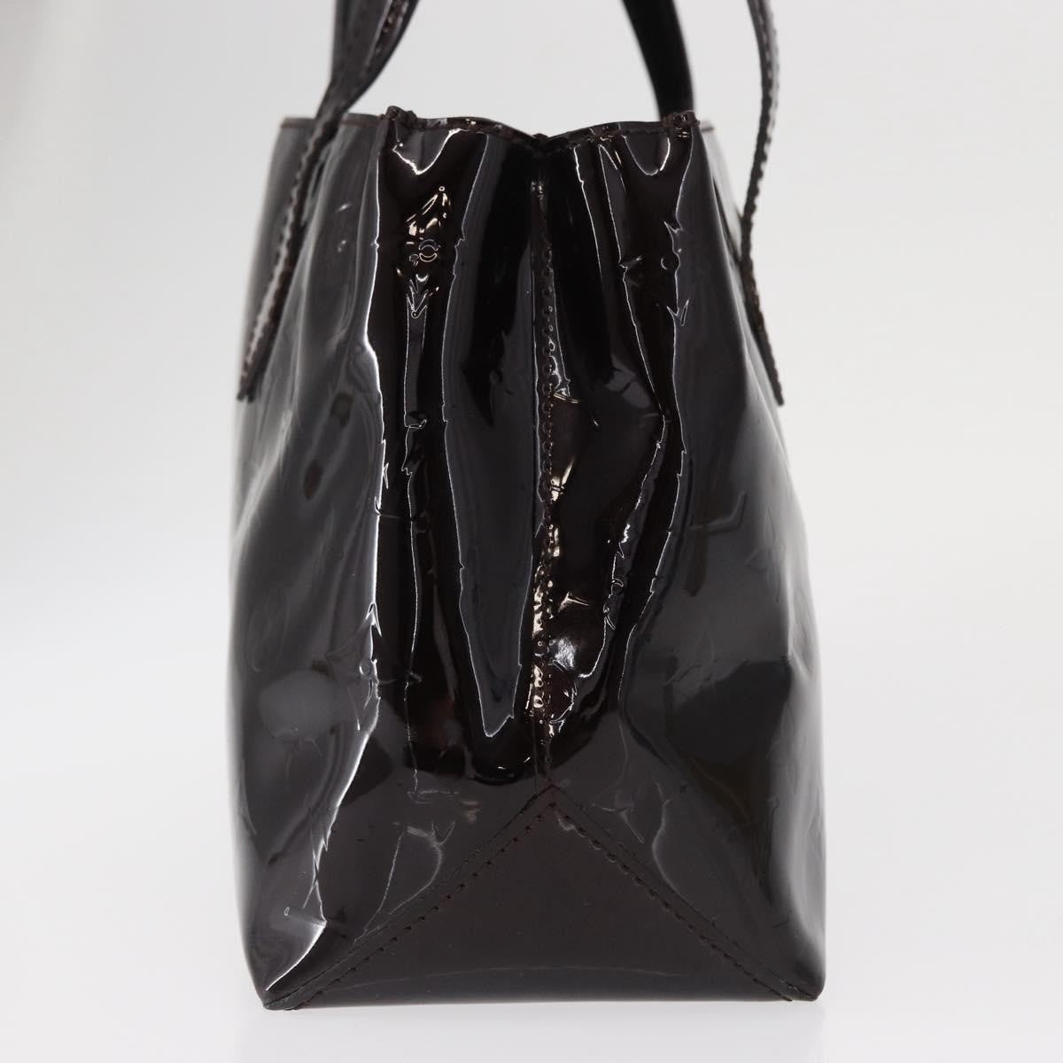 Louis Vuitton Wilshire Handbag Monogram Vernis Purple Patent_Leather Tote Bag Bag (Pre-Owned)