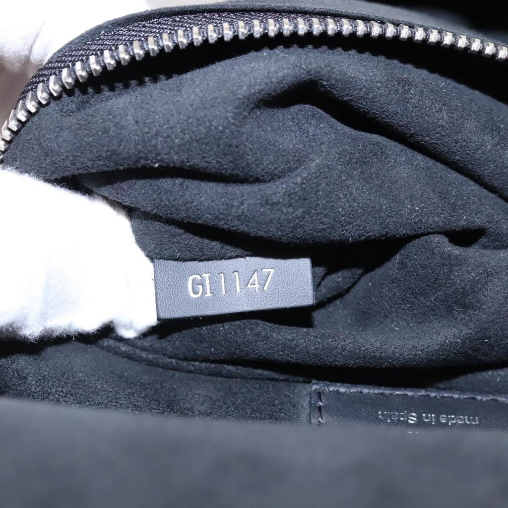 Louis Vuitton Harrington Messenger Bag Epi Leather Black Leather Shoulder Bag Bag (Pre-Owned)