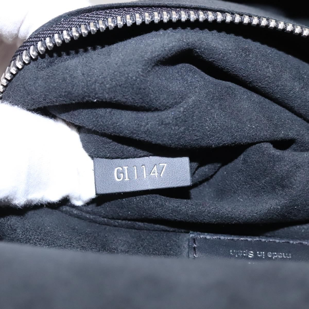 Louis Vuitton Harrington Messenger Bag Epi Leather Black Leather Shoulder Bag Bag (Pre-Owned)