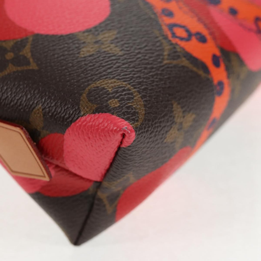 Louis Vuitton Cosmetic Pouch Limited Edition Monogram Jungle Dots Brown Canvas Bag (Pre-Owned)