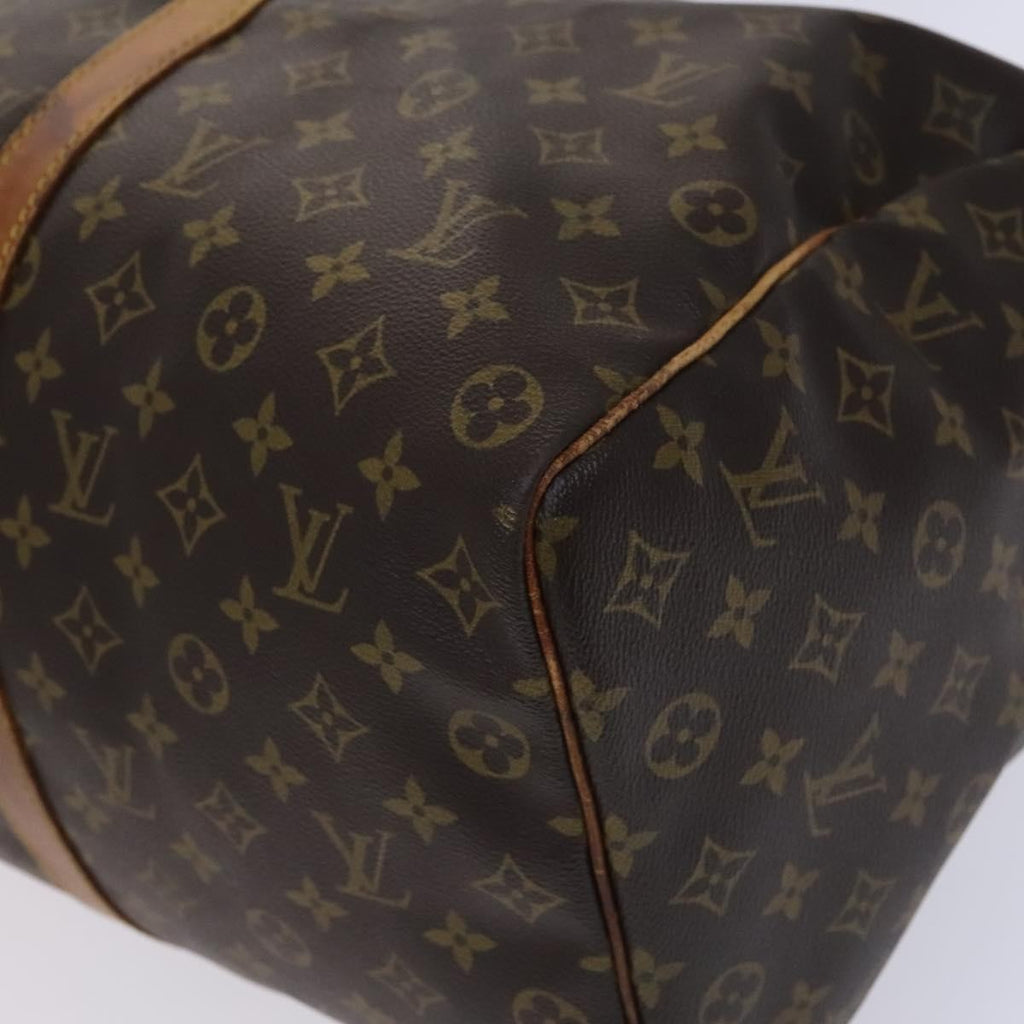 Louis Vuitton Keepall Bag Monogram Canvas Brown Canvas Travel Bag Bag (Pre-Owned)