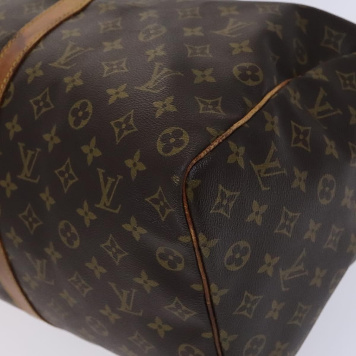 Louis Vuitton Keepall Bag Monogram Canvas Brown Canvas Travel Bag Bag (Pre-Owned)