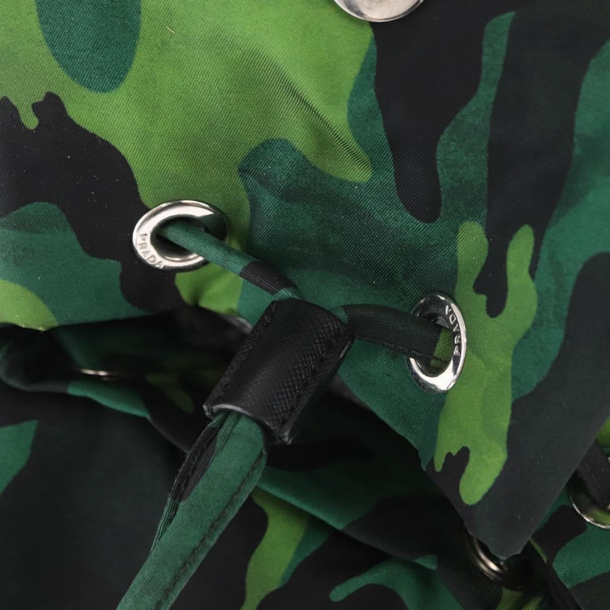 Prada Camouflage Backpack Tessuto Green Nylon Backpack Bag (Pre-Owned)