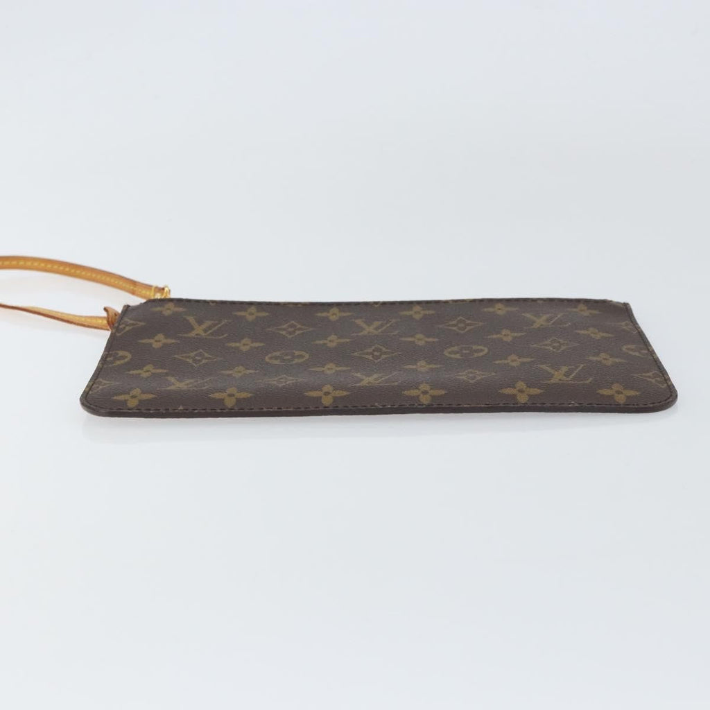 Louis Vuitton Neverfull Pochette Monogram Canvas Brown Canvas Clutche & Pouche Bag (Pre-Owned)