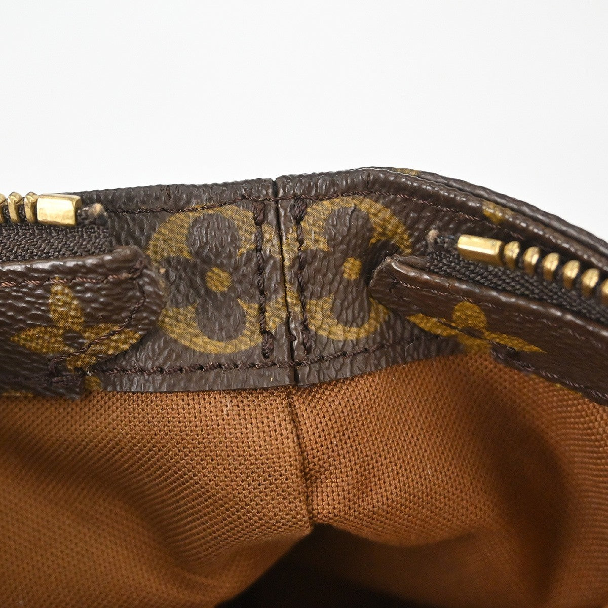 Louis Vuitton Cabas Piano Monogram Canvas Brown Canvas Tote Bag Bag (Pre-Owned)
