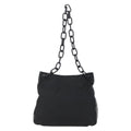 Prada Chain Shoulder Bag Tessuto Black Nylon Shoulder Bag Bag (Pre-Owned)