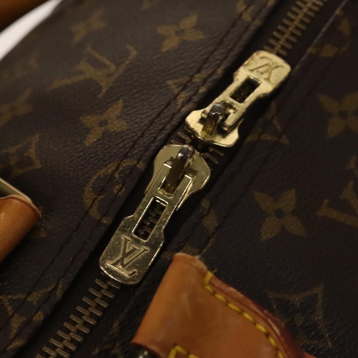 Louis Vuitton Keepall Bag Monogram Canvas Brown Canvas Travel Bag Bag (Pre-Owned)