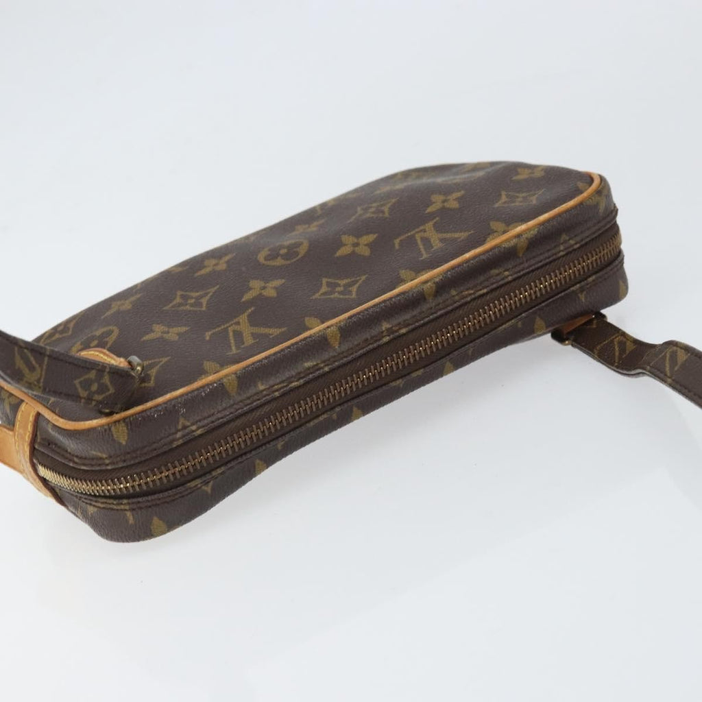 Louis Vuitton Pochette Marly Bandouliere Bag Monogram Canvas Brown Canvas Shoulder Bag Bag (Pre-Owned)